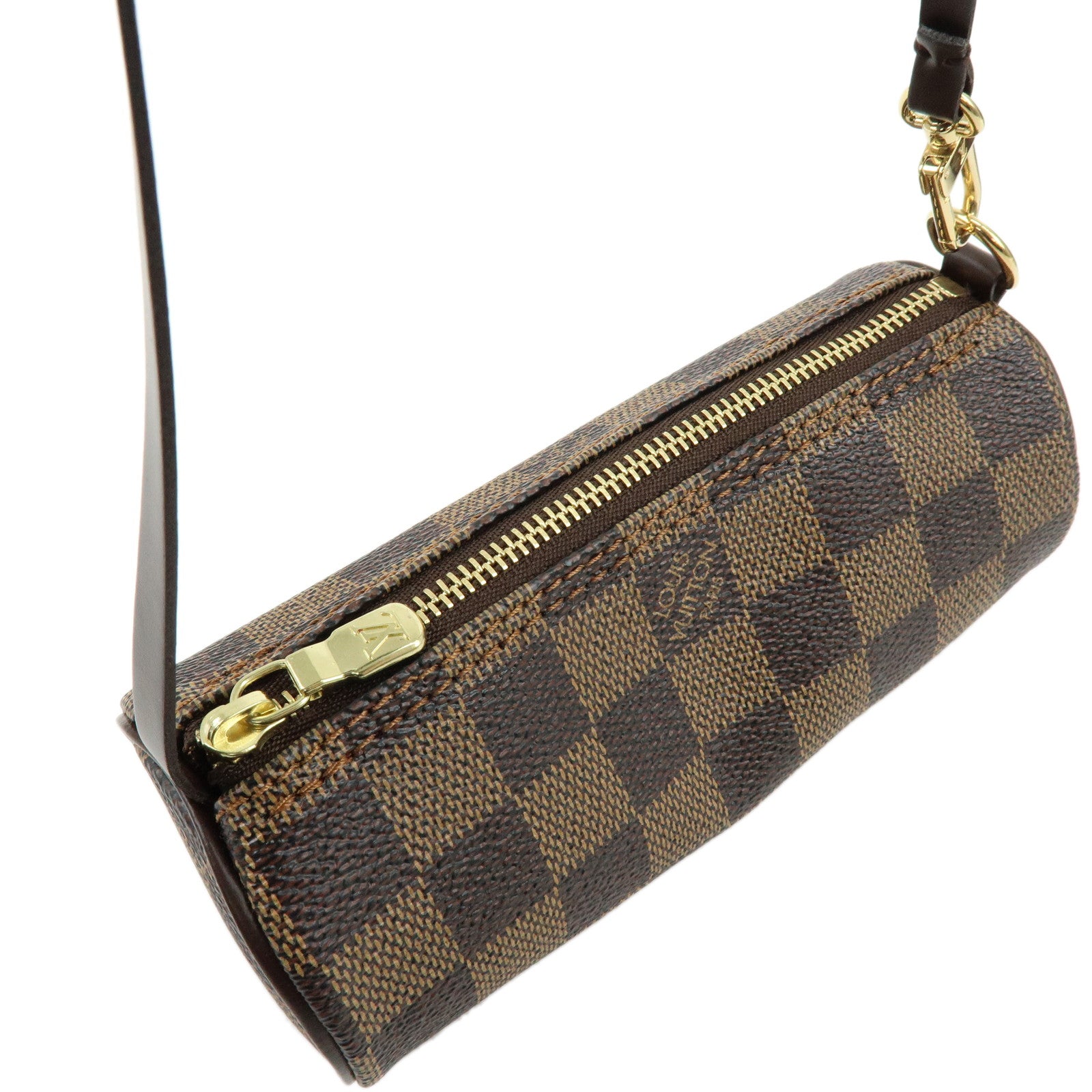 Louis Vuitton Damier Ebene Papillon 30 Hand Bag Brown N51303