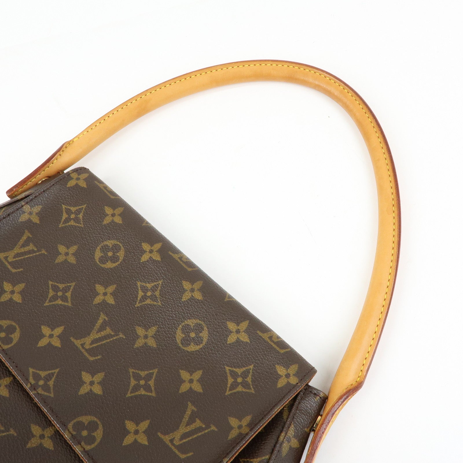 Louis Vuitton Monogram Mini Looping Shoulder Bag Brown M51147