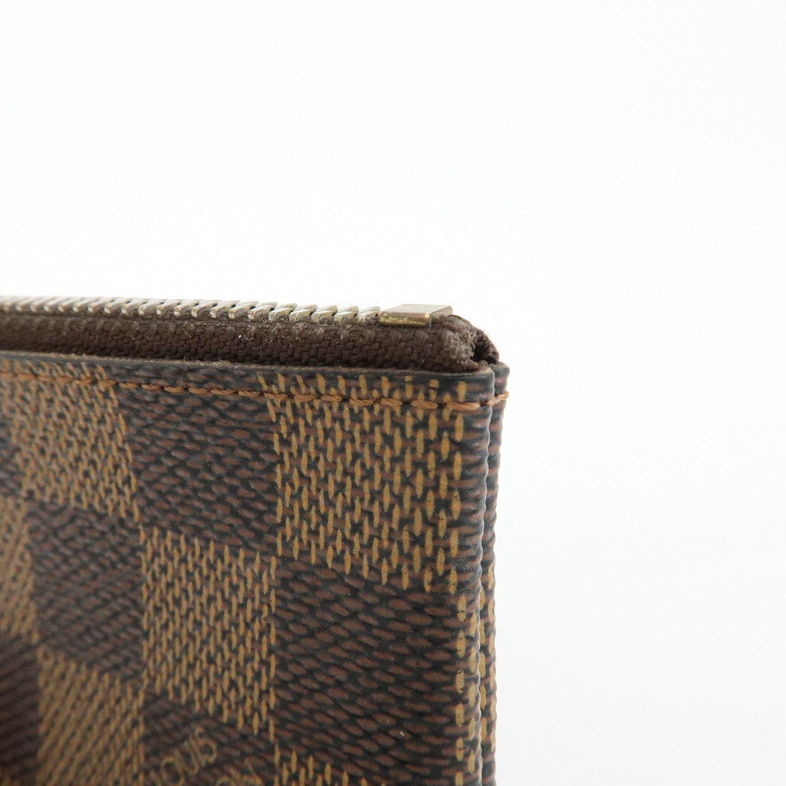 Louis Vuitton Damier Canvas Pochette Cles Damier Ebene N62658