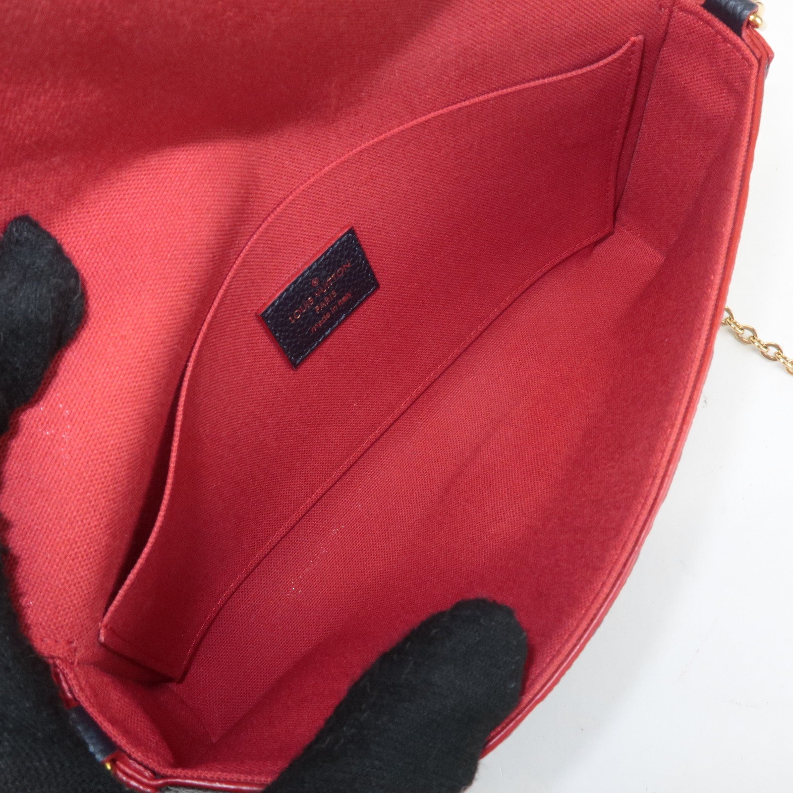 Louis Vuitton Monogram Empreinte Pochette Hand Bag Félicie M64099 Used