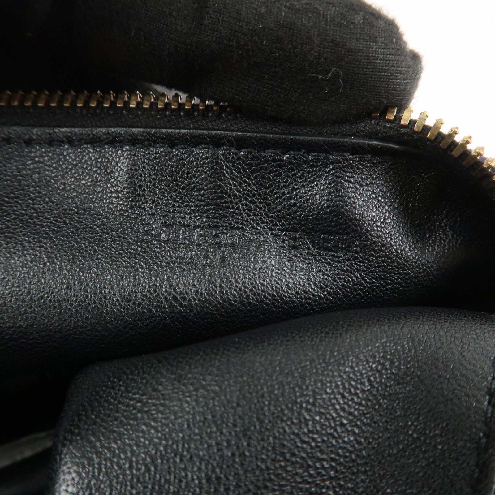 BOTTEGA VENETA Double Knots Leather Hand Bag Black