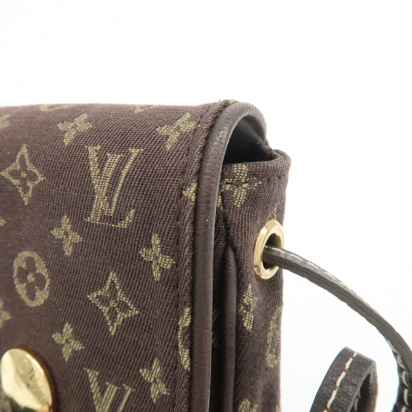 Louis Vuitton Monogram Mini Lin Pochette Cancun Ebene M95313