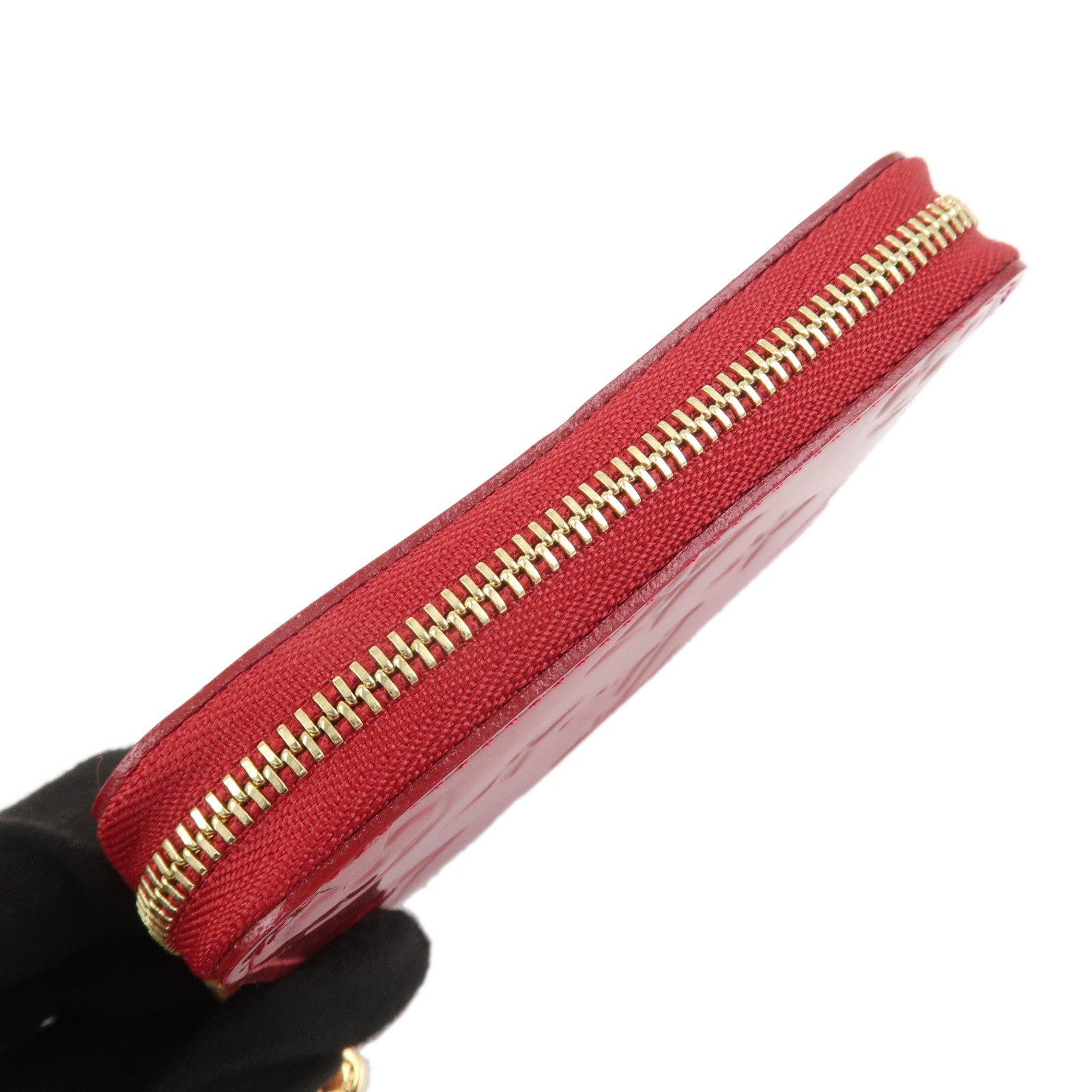 Louis Vuitton Monogram Vernis Zippy Coin Purse Pomme d'Amour M93608