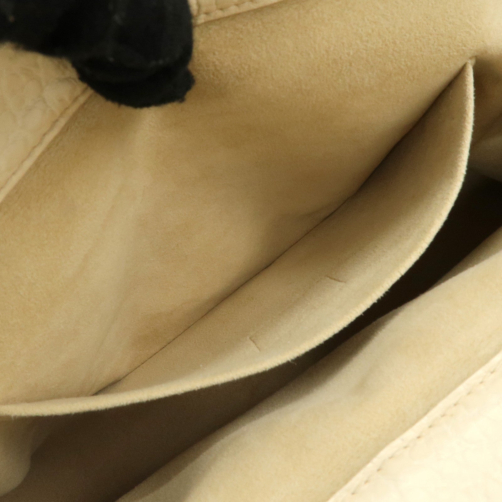 Louis Vuitton Monogram Mini Lin Trapeze PM Hand Bag Caramel M40059 Used