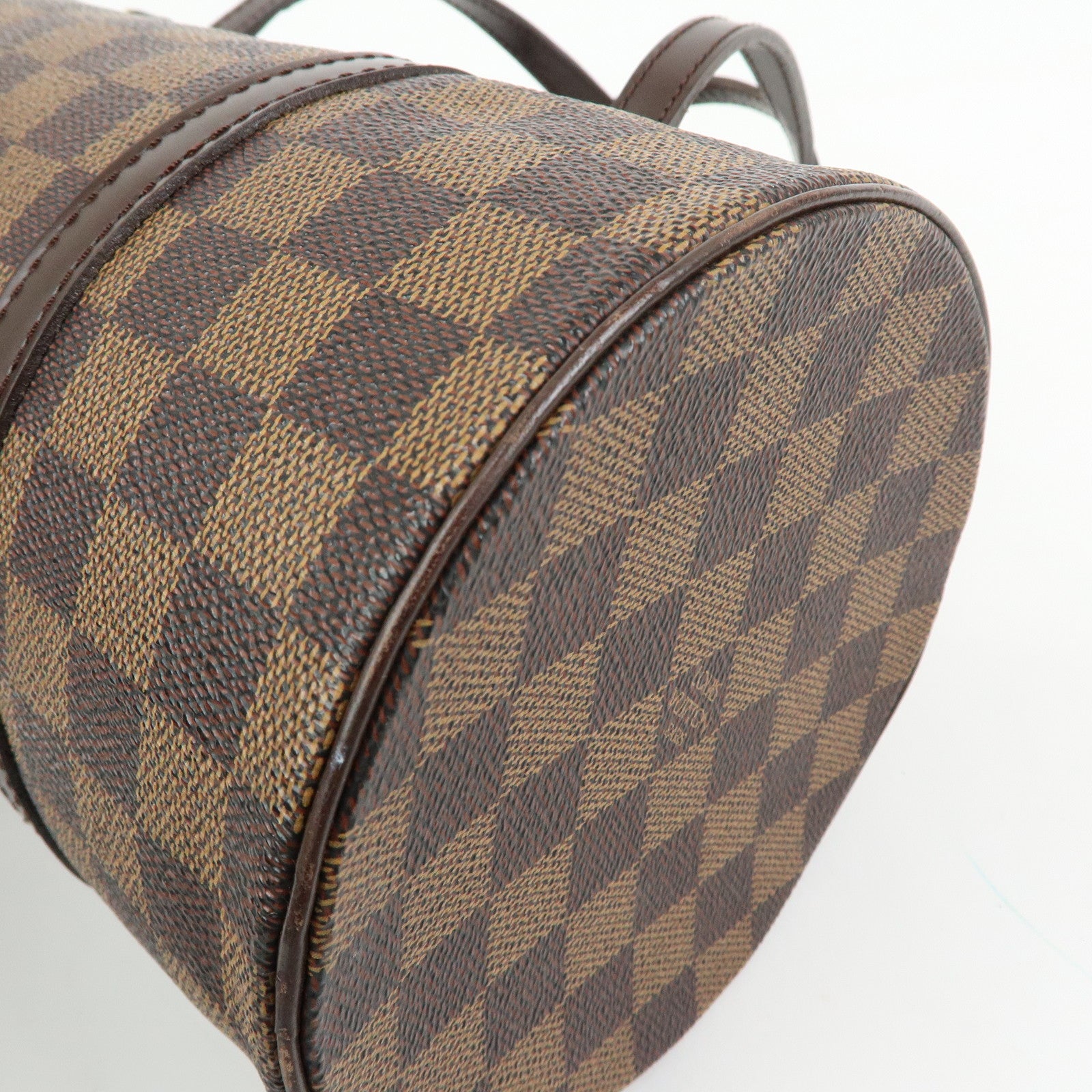 Louis Vuitton Damier Ebene Papillon 30 Hand Bag Brown N51303