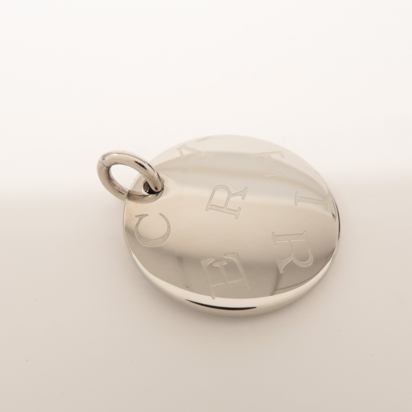 Cartier Stainless Steel Key Charm Key Holder Silver