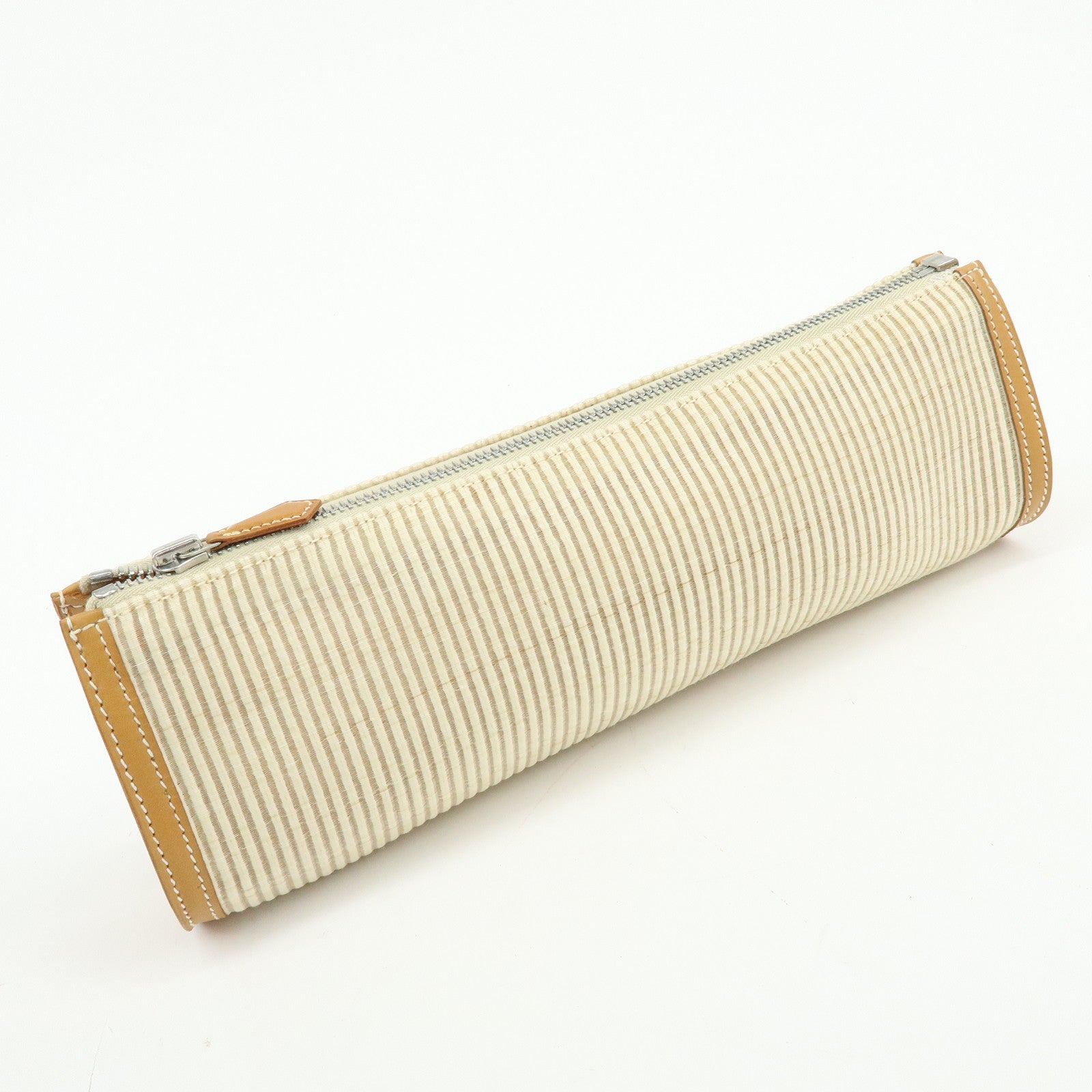 HERMES Yo Bag Crinoline Calf Leather ▢G Stamped Shoulder Bag Brown