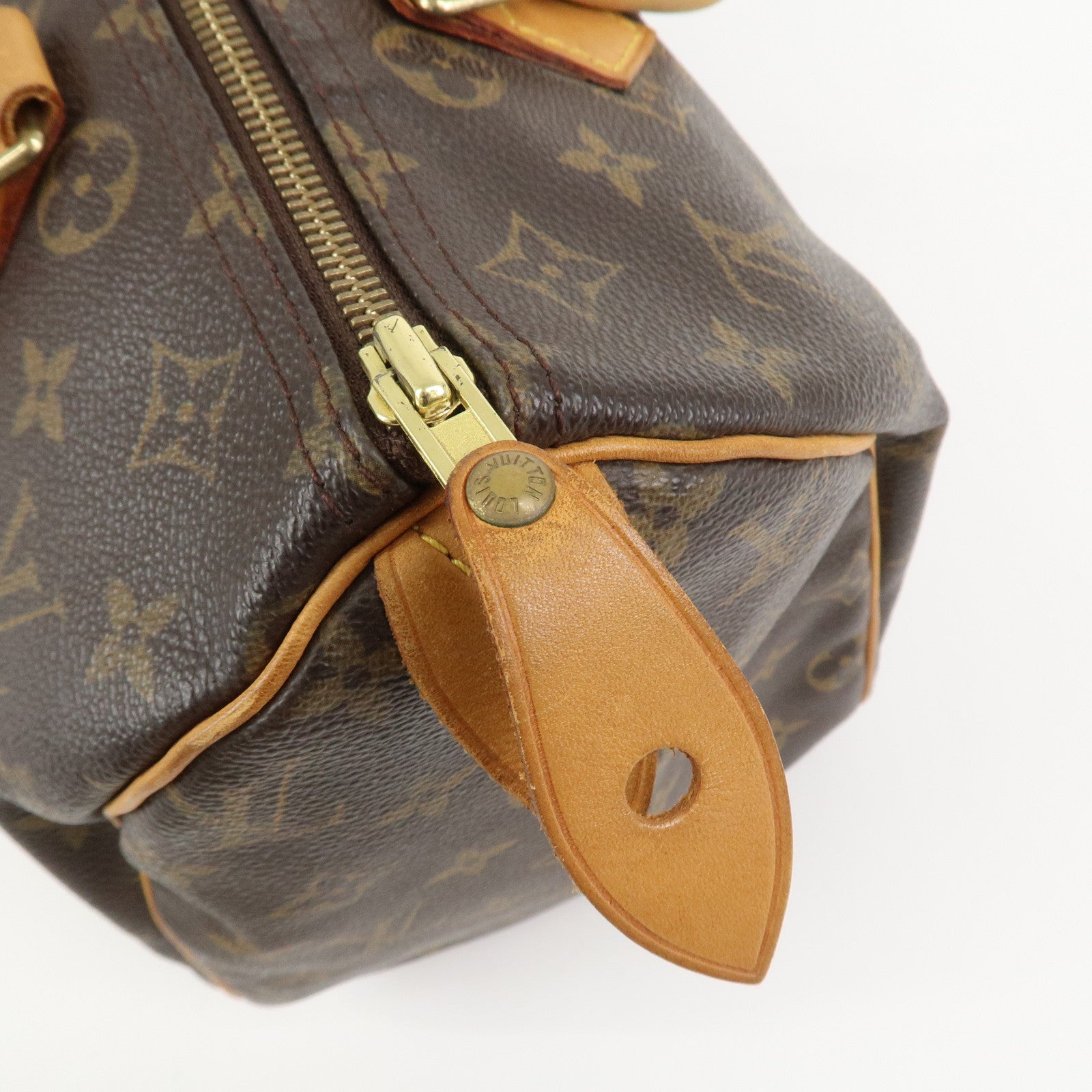 Louis Vuitton Monogram Speedy 30 Boston Bag Hand Bag Brown M41526