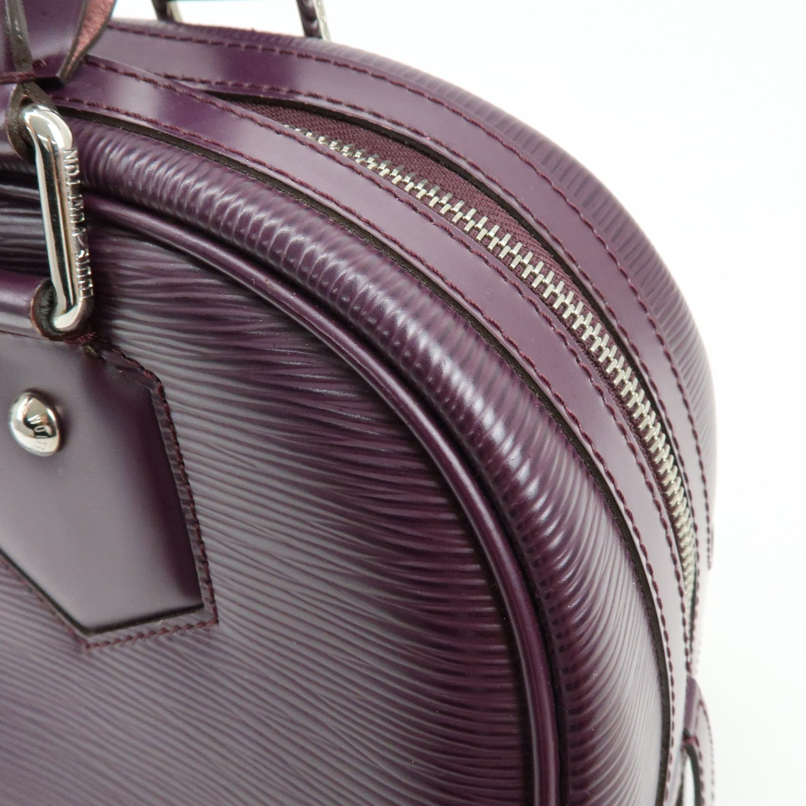 Louis Vuitton Epi Bowling Montaigne GM Hand Bag Cassis M5931K