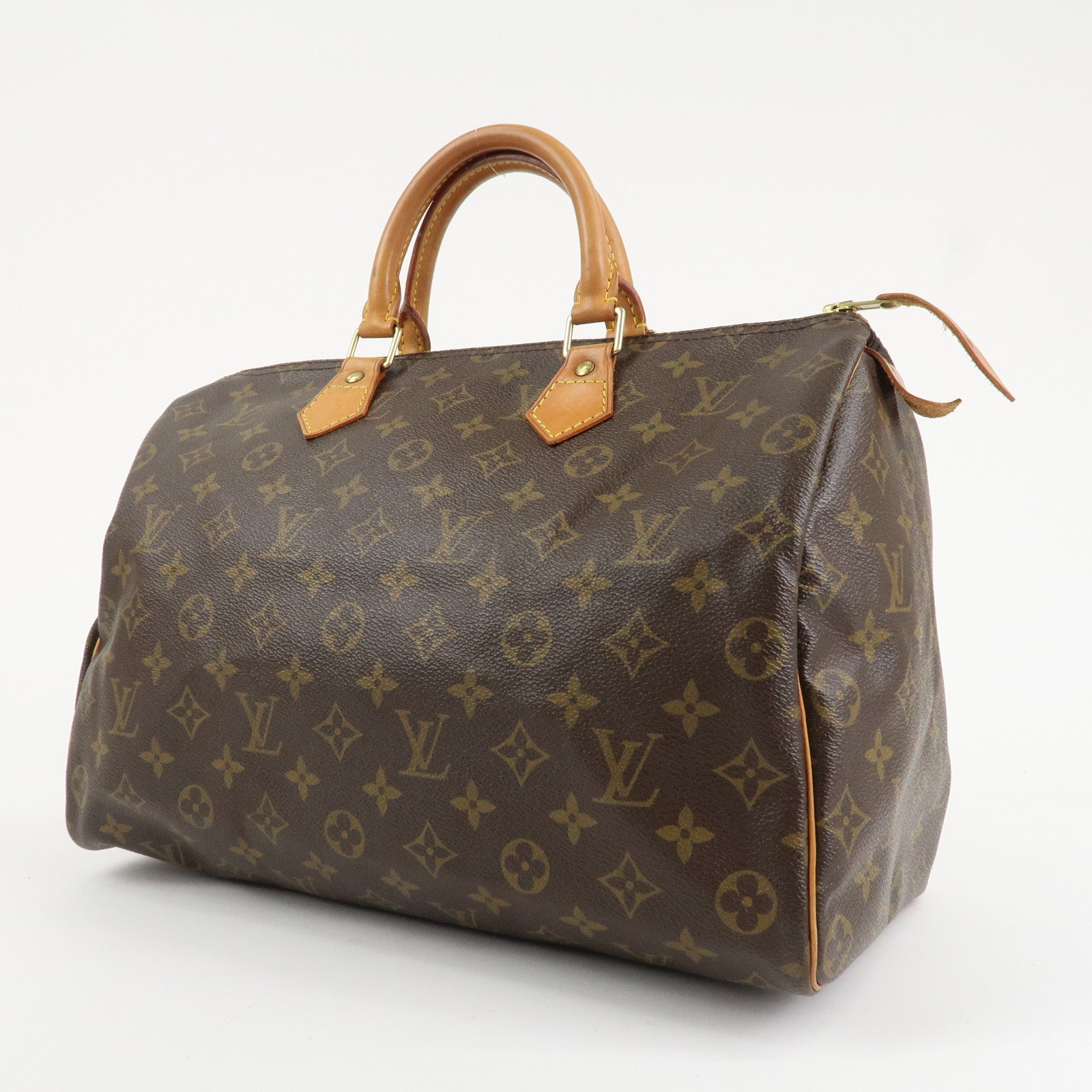 Louis Vuitton Monogram Speedy 35 Hand Bag Boston Bag M41524 Used