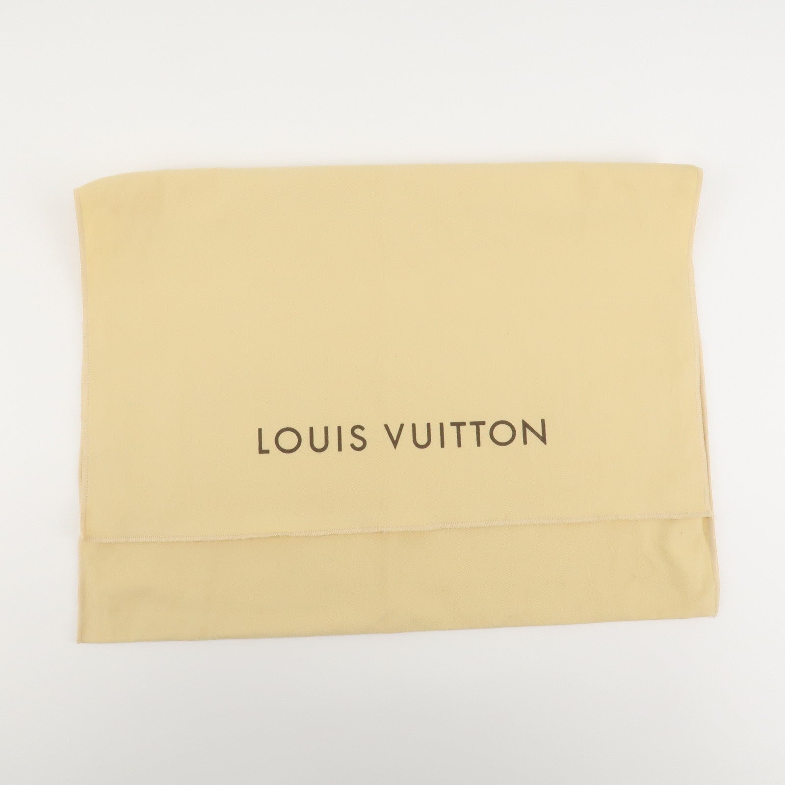 Louis Vuitton Set Of 10 Dust Bag Storage Bag Flap Style Beige Used