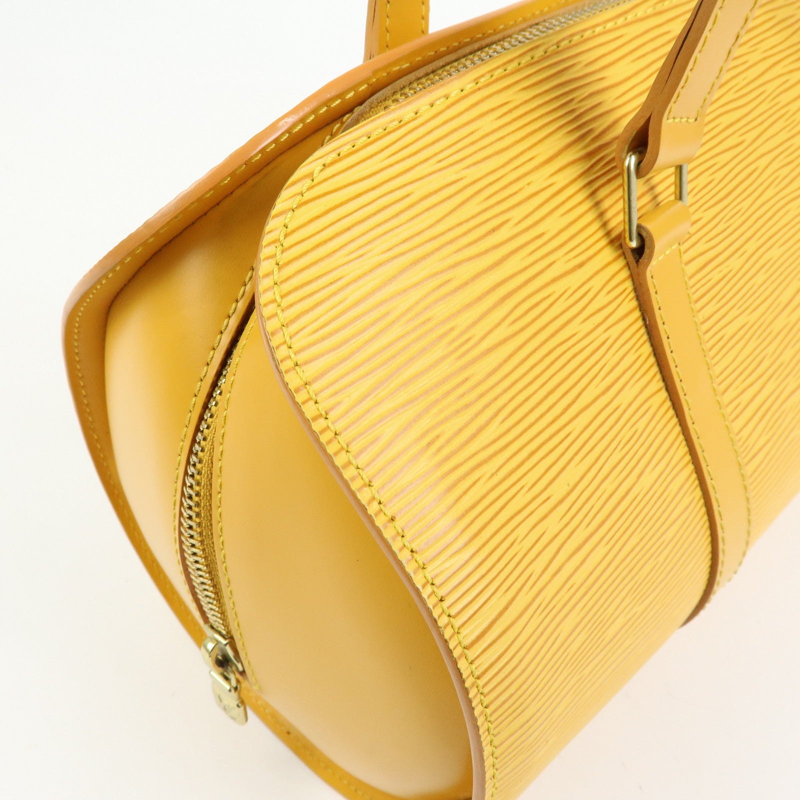 Louis Vuitton Epi Leather Soufflot Hand Bag Tassili Yellow M52229