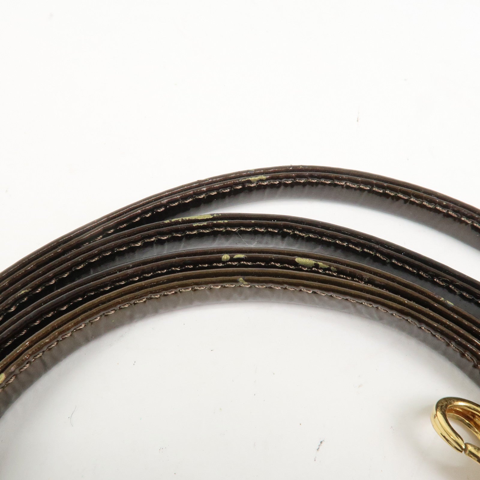 LOEWE Anagram Leather Micro Mini Amazona 2Way Shoulder Bag Brown