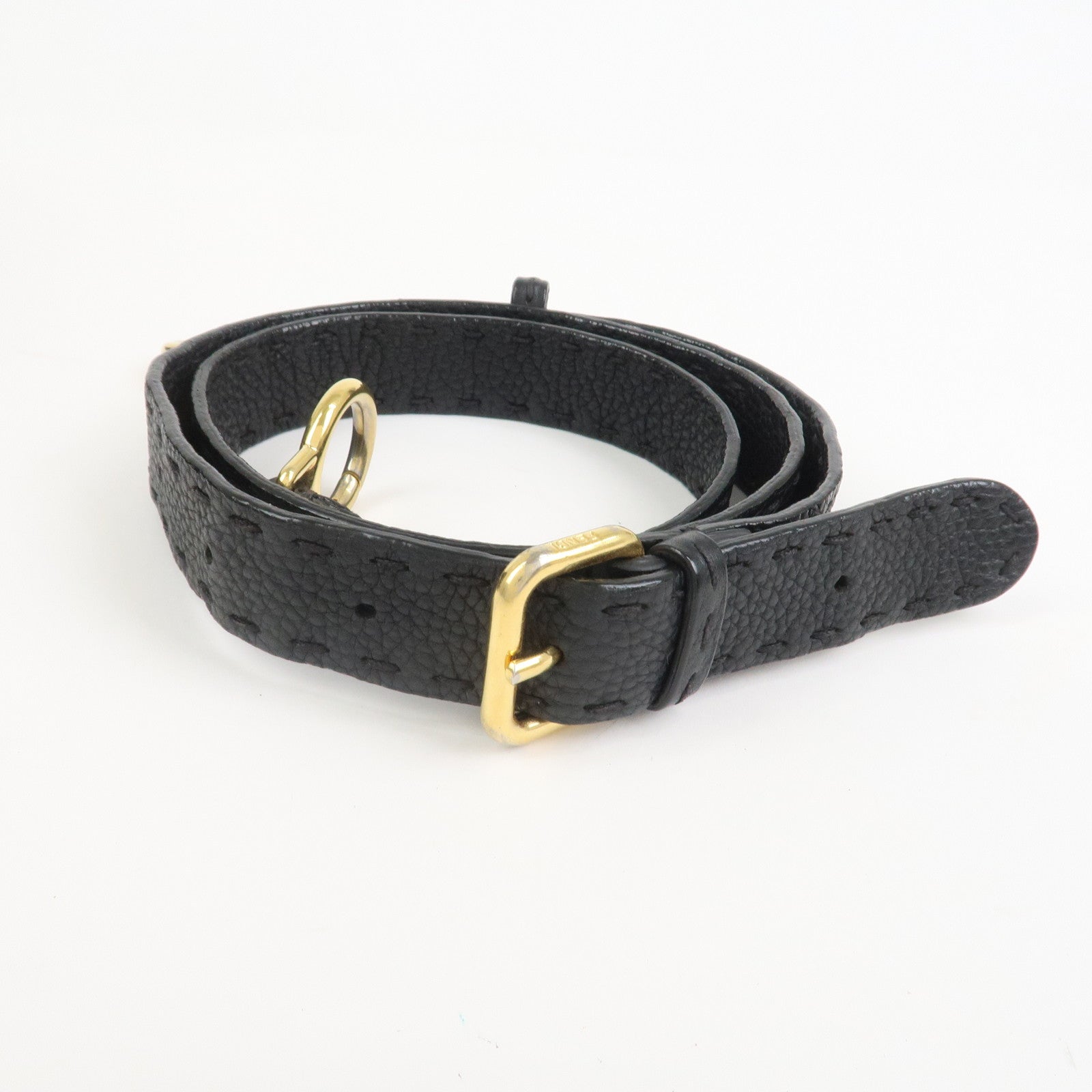 FENDI Selleria Peekaboo Leather 2Way Bag Hand Bag Shoulder Bag