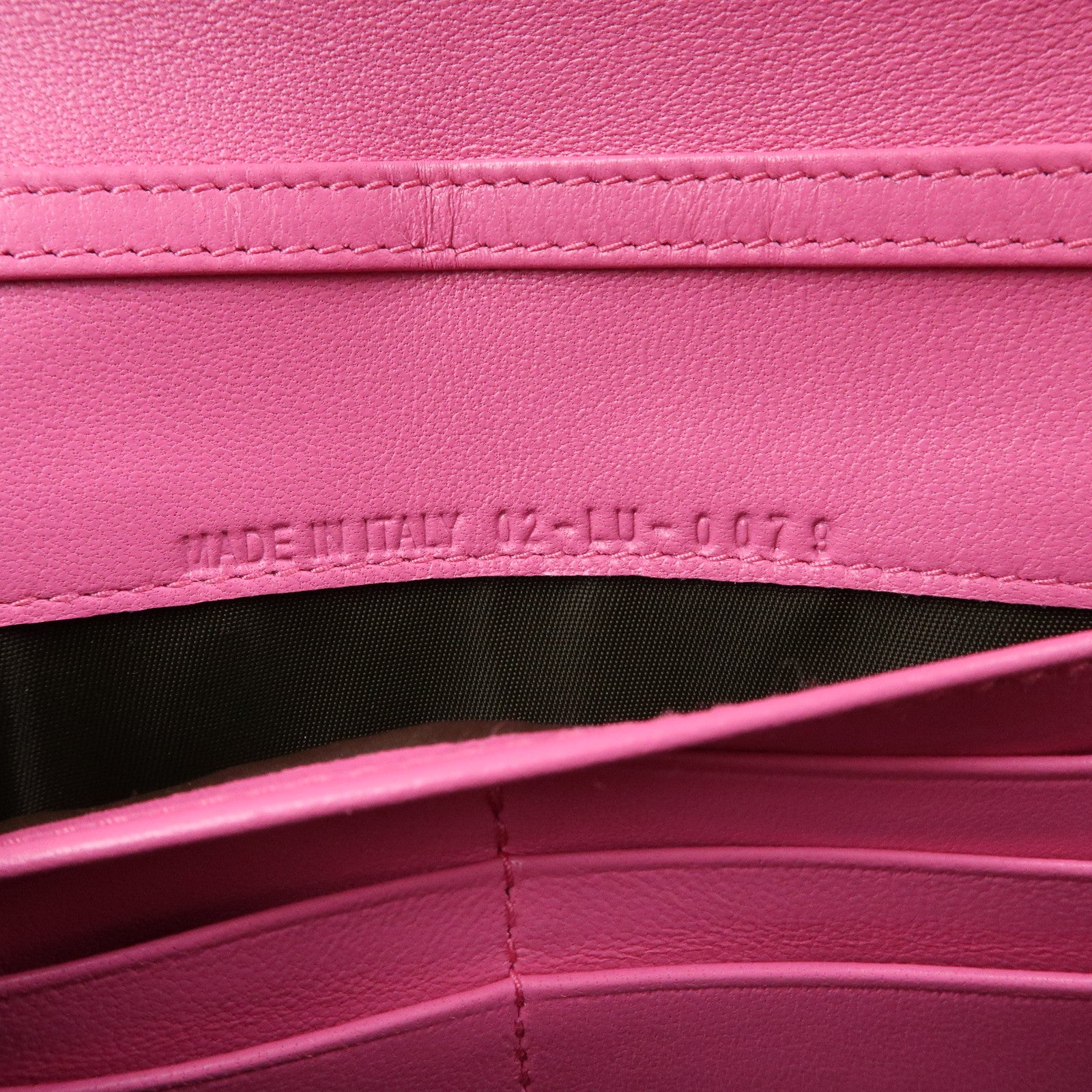 Christian Dior Trotter Patent Leather Chain Wallet WOC Pink