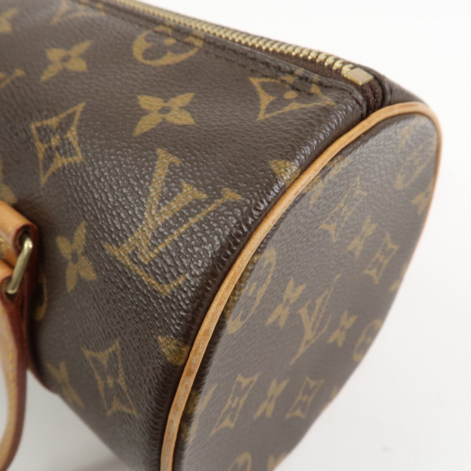 Louis Vuitton Monogram Papillon 26 Hand Bag Brown M51386