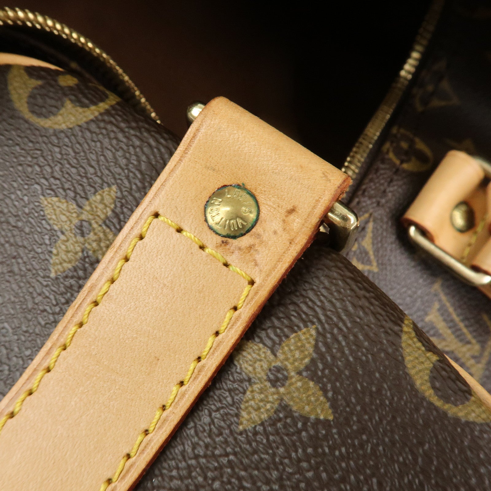 Louis Vuitton Monogram Keep All 50 Bandouliere Boston Bag M41416