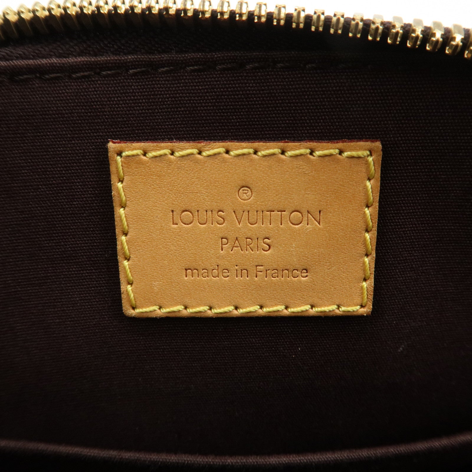 Louis Vuitton Monogram Vernis Alma BB 2Way Hand Bag Amarante M91678