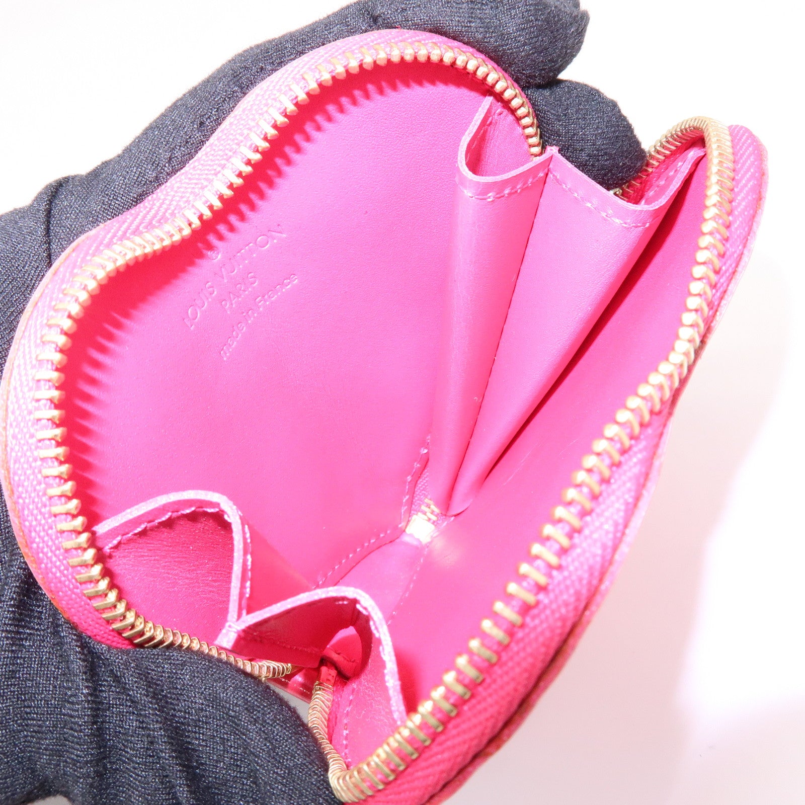 Louis Vuitton Monogram Vernis Porte Monnaie Coeur Coin Case M93657