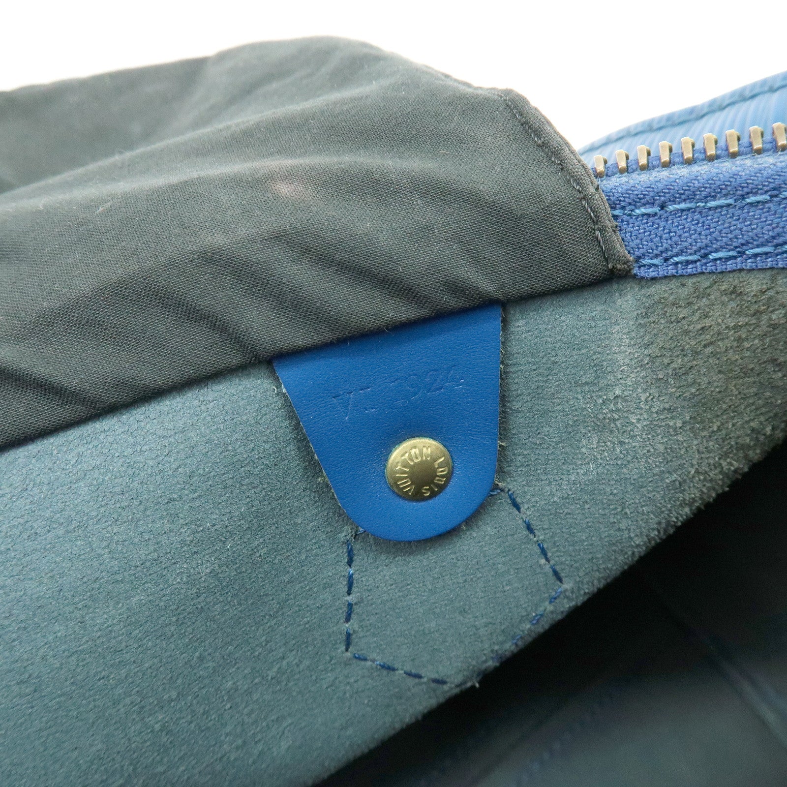 Louis Vuitton Epi Speedy 30 Hand Bag Boston Bag Blue M43005