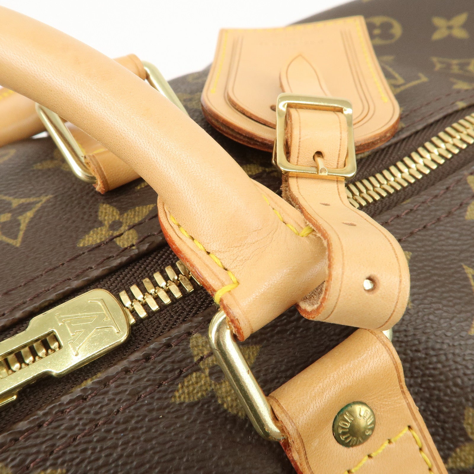 Louis Vuitton Monogram Keep All Bandouliere 60 Boston Bag M41412 Used