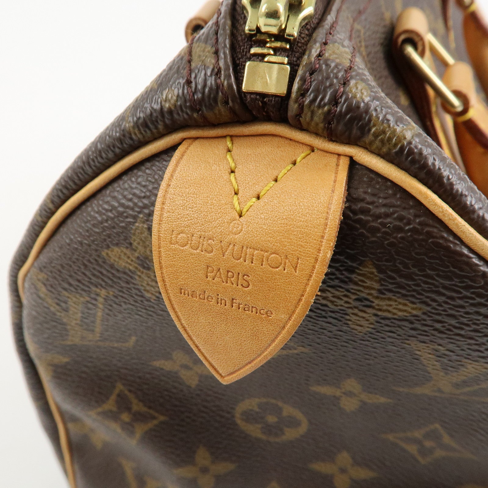 Louis Vuitton Monogram Speedy 25 Hand Bag Boston Bag M41528 Used