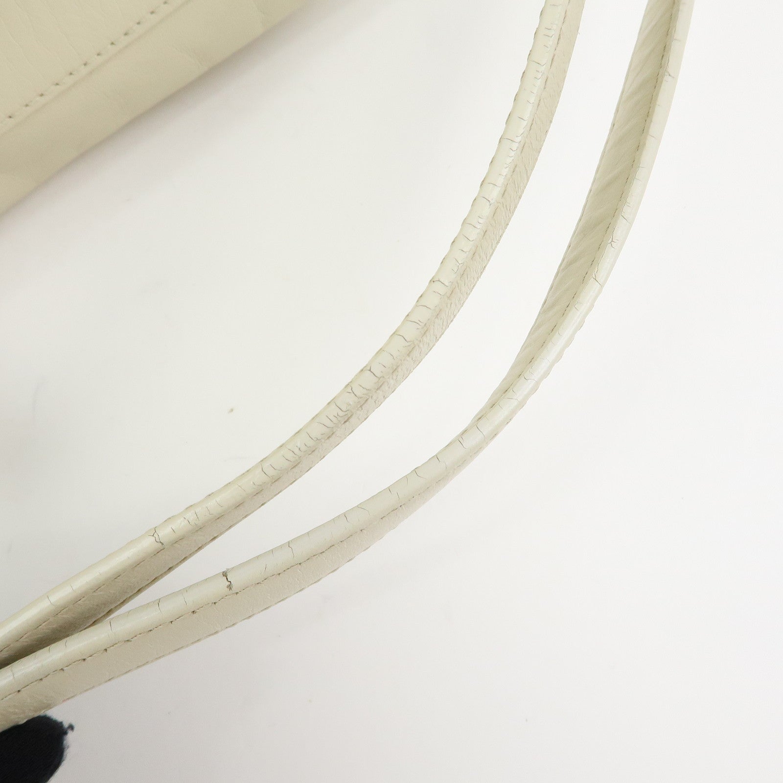 LOEWE Anagram Anton Leather Backpack Rucksuck Ivory