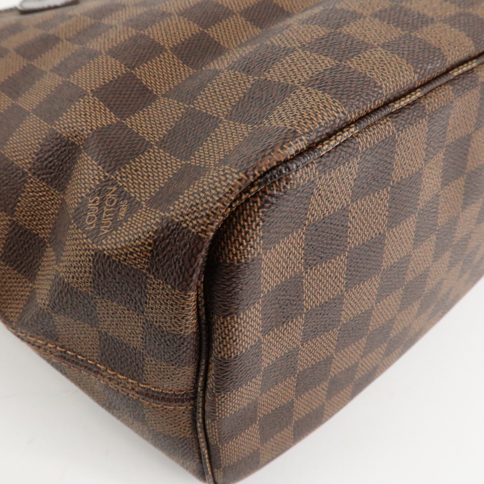 Louis Vuitton Damier Ebene Neverfull MM Tote Bag N51105 Used