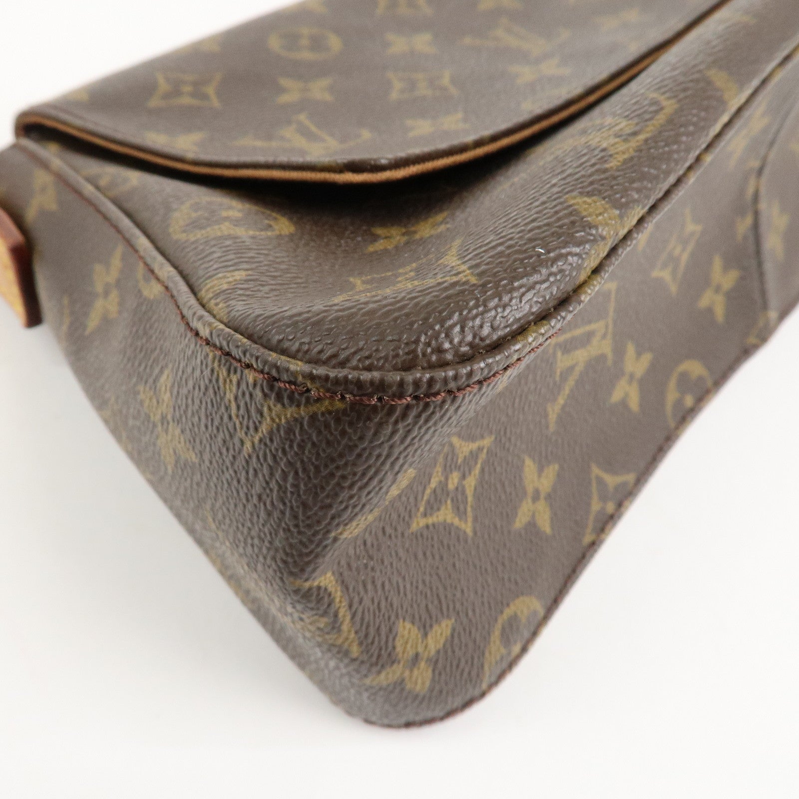 Louis Vuitton Monogram Mini Looping Shoulder Bag Brown M51147 Used