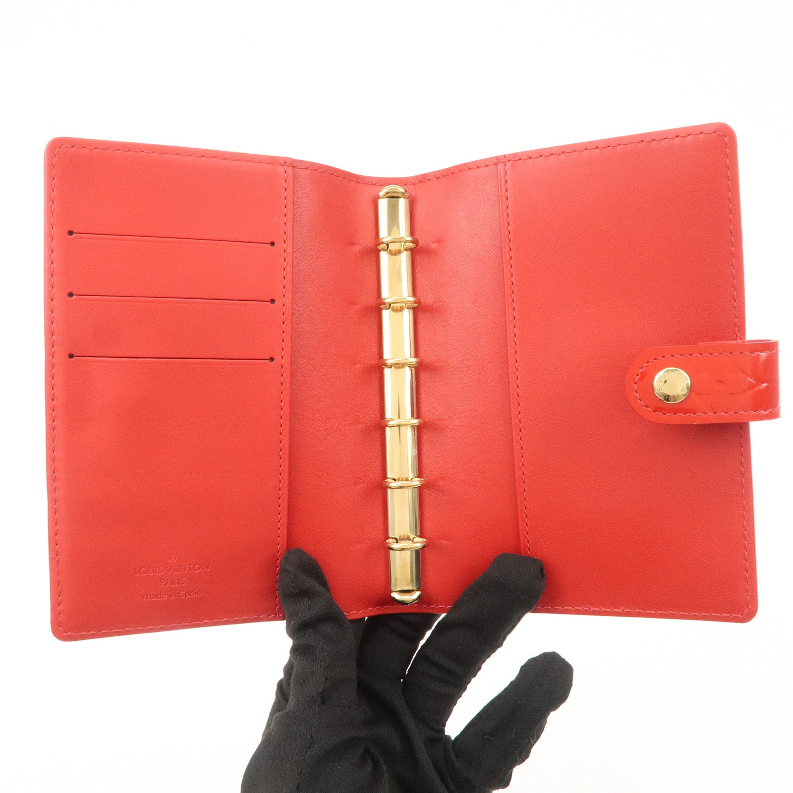 Louis Vuitton Monogram Vernis Agenda PM Pomme d'Amour R21016 Used