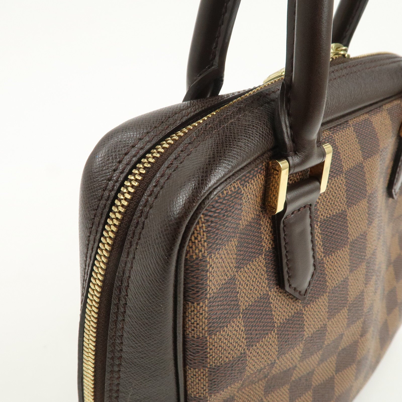 Louis Vuitton Damier Canvas Brera Hand Bag Ebene N51150