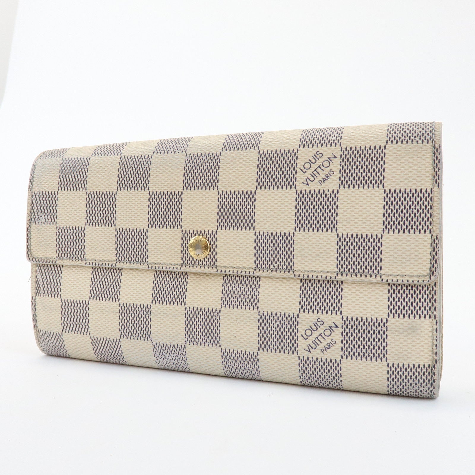 Louis Vuitton Monogram Damier Azur Set Of 2 Wallet M61725/N61735