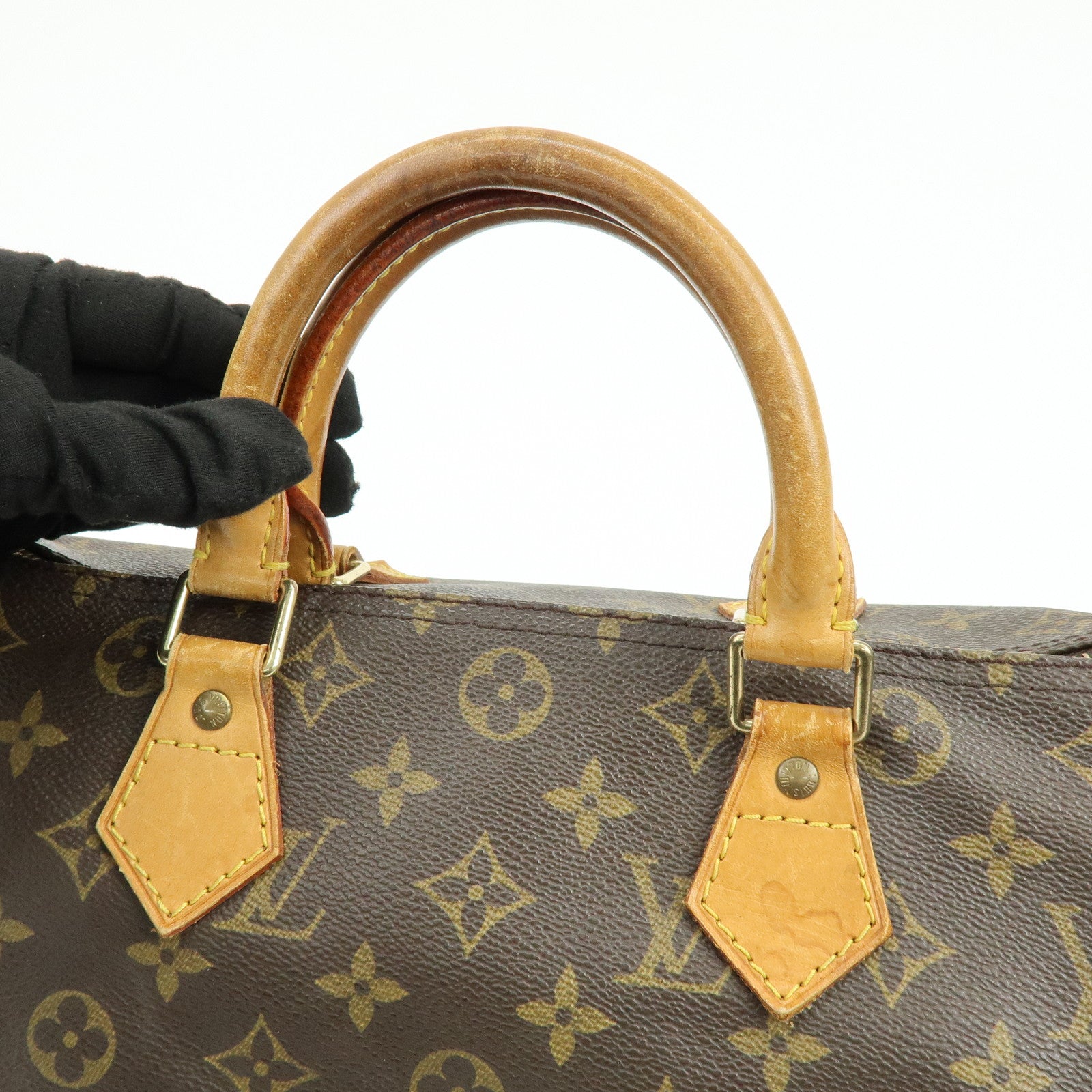 Louis Vuitton Monogram Speedy 30 Boston Bag Hand Bag Brown M41526