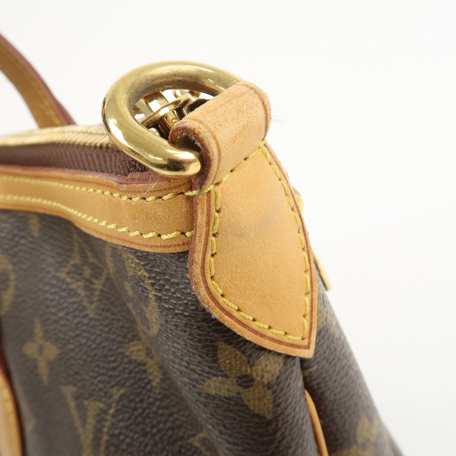 Louis Vuitton Monogram Palermo PM 2Way Bag Hand Bag Brown M40145