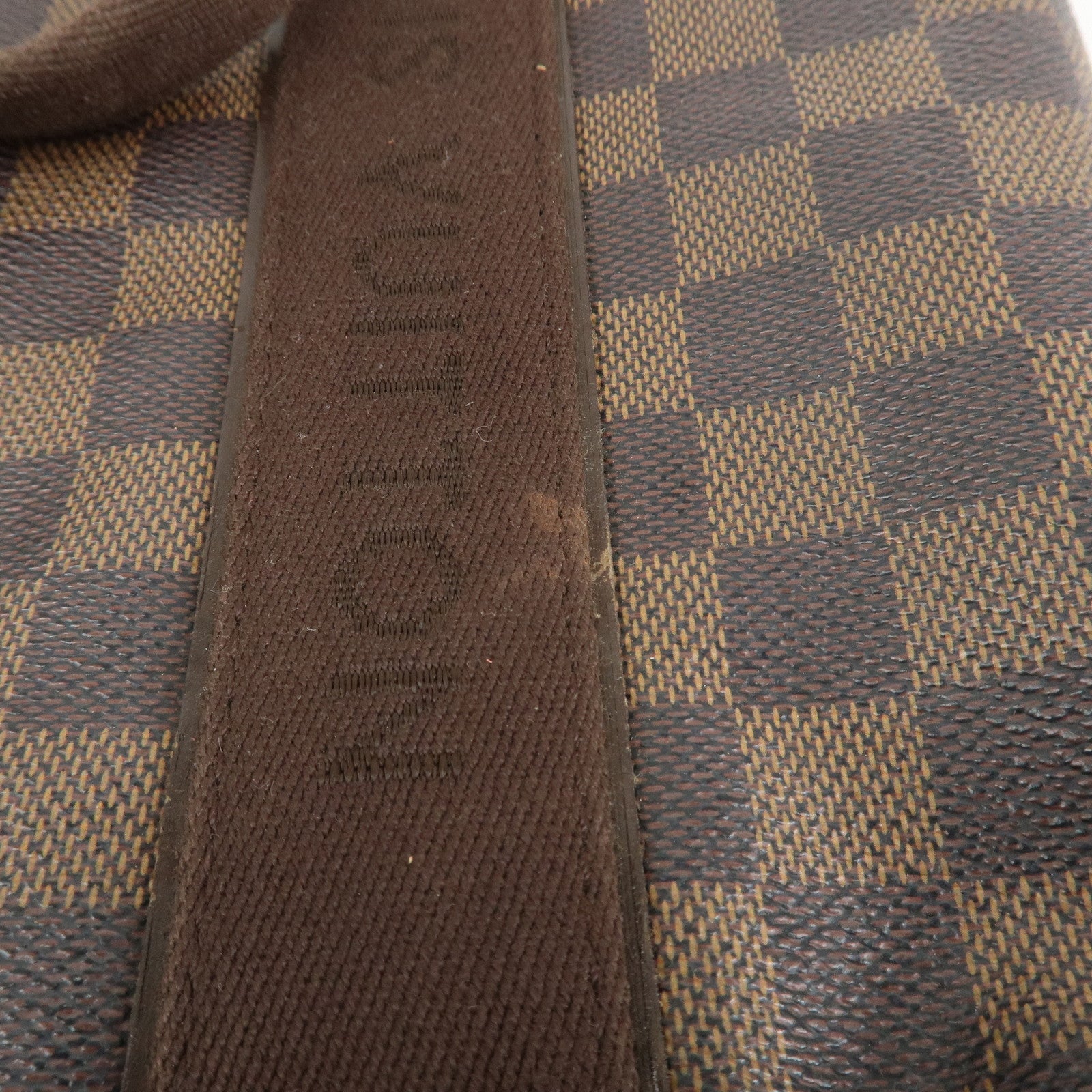Louis Vuitton Damier Ebene Canvas Cover Bobourg Hand Bag M52006 Used