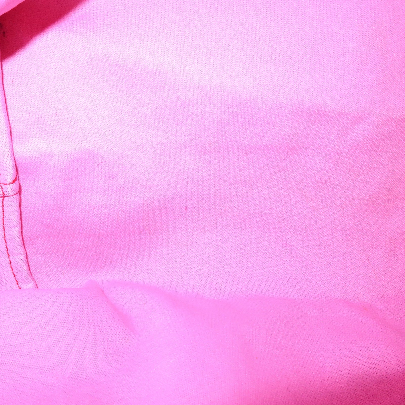 FENDI Zucchino Canvas Leather Tote Bag Shoulder Bag Red Pink 8BH005