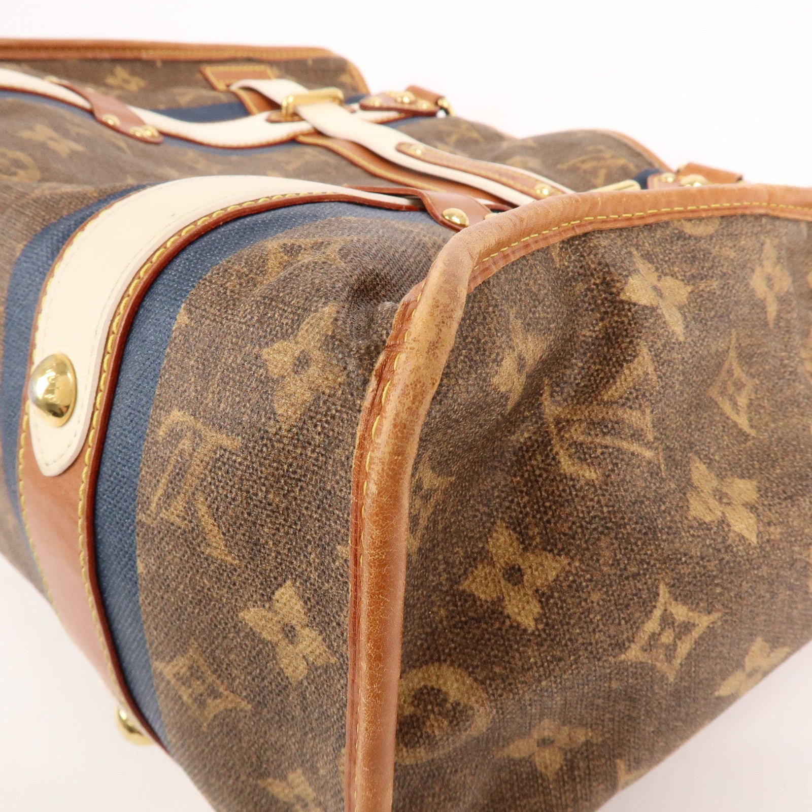 Louis Vuitton Monogram Tisse Sac Rayeur GM Shoulder Bag M56385