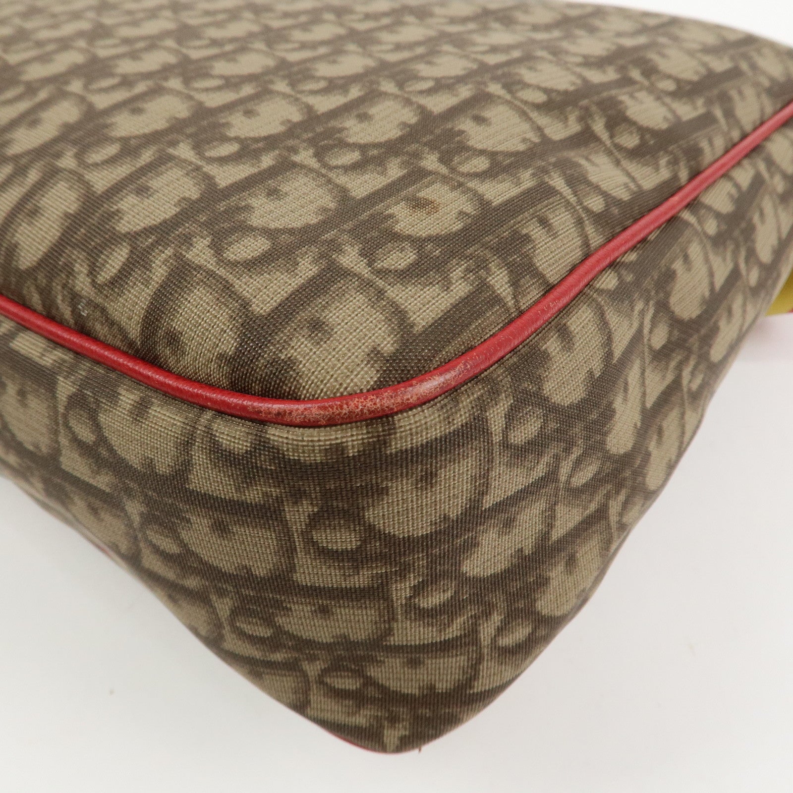 Christian Dior Rasta Trotter PVC Canvas Shoulder Bag Crossbody Bag