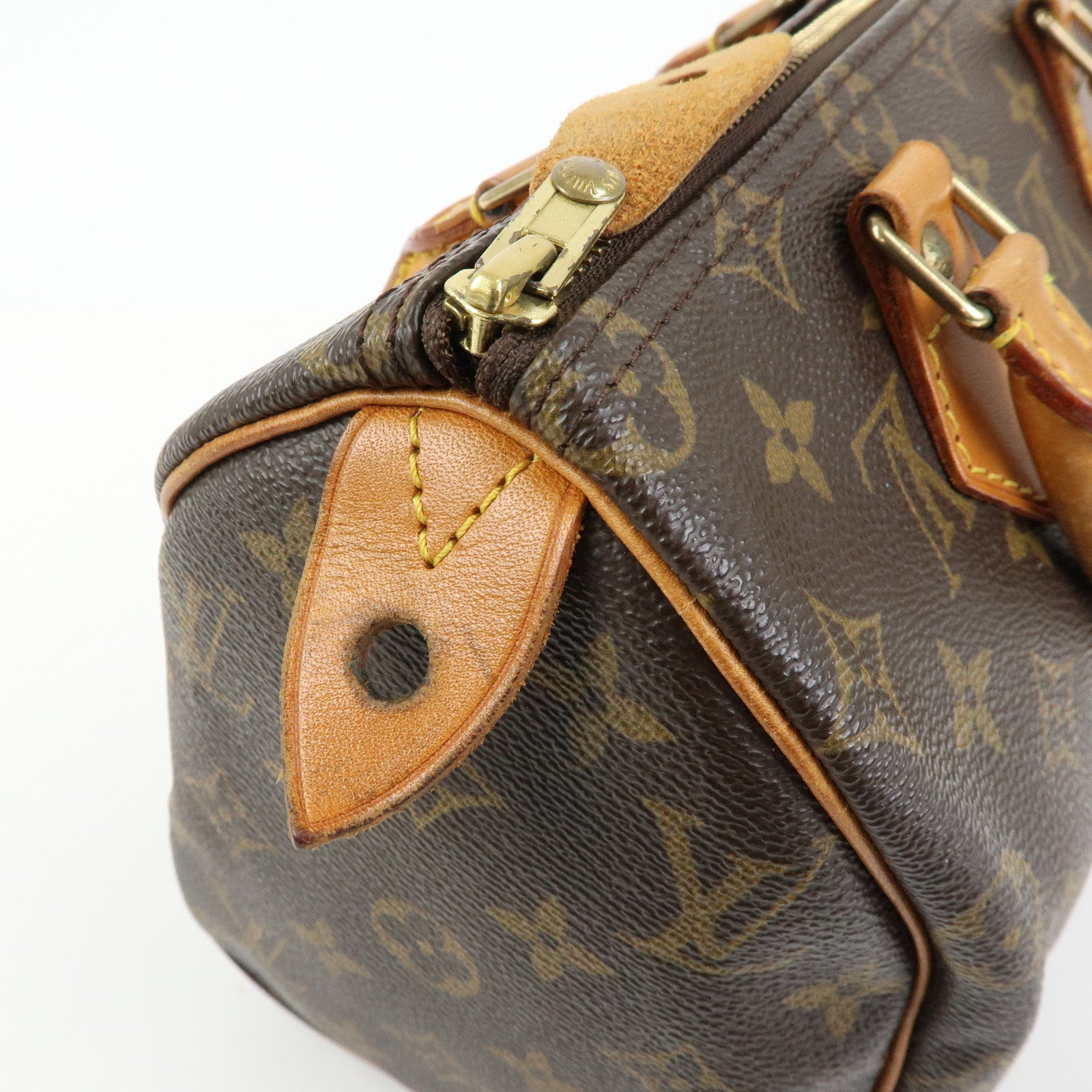 Louis Vuitton Monogram Speedy 25 Boston Bag Hand Bag Brown M41528