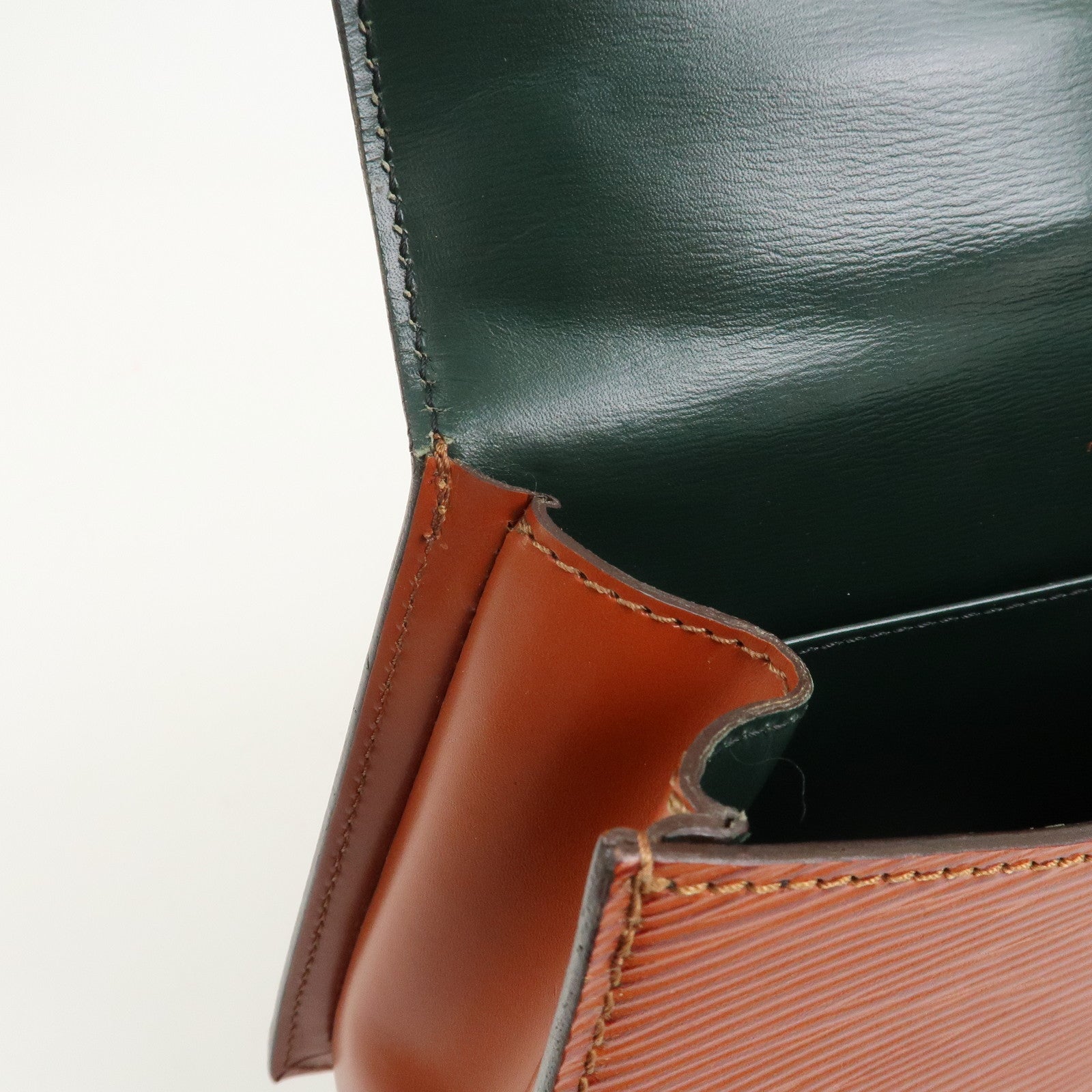 Louis Vuitton Epi Tilsit Shoulder Hand Bag Kenya Brown M52483