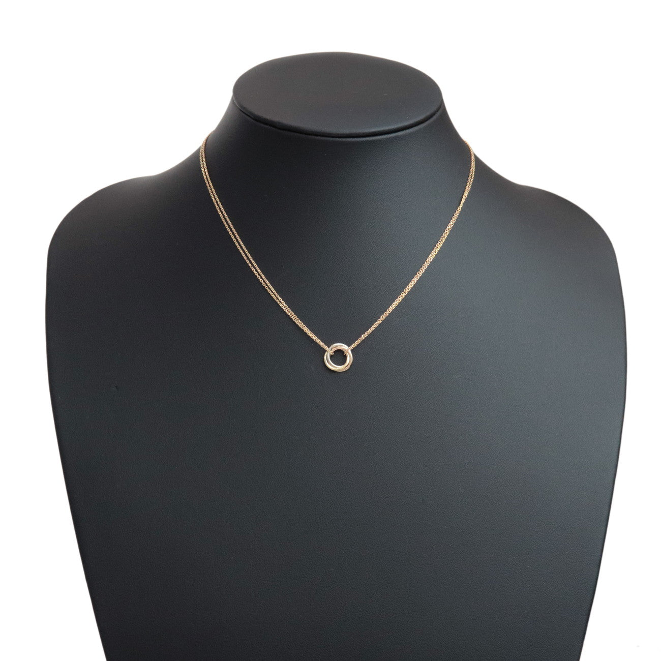 Cartier Sweet Trinity Necklace K18 Yellow Gold White Gold Rose Gold