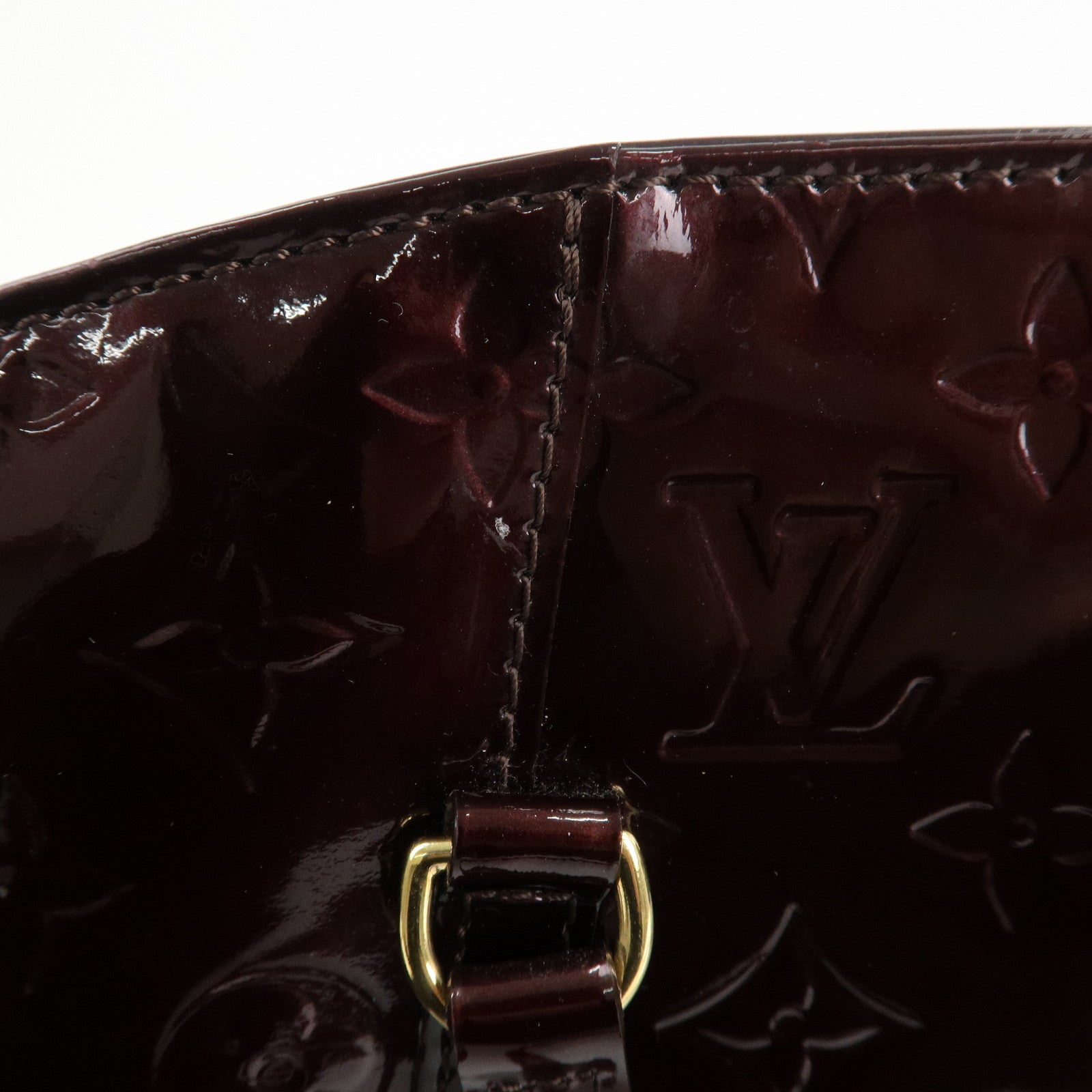 Louis Vuitton Monogram Vernis Avalon MM Tote Bag Amarante M91567 Used