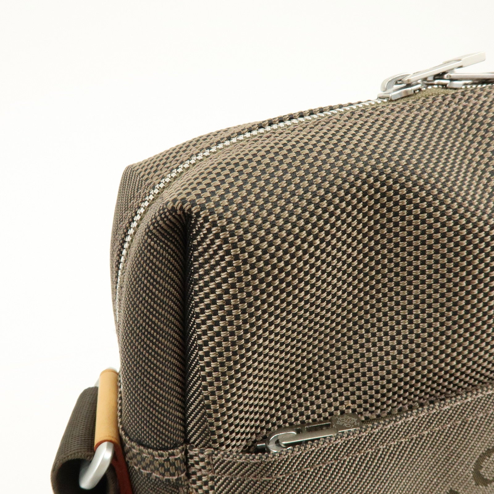 Louis Vuitton Damier Geant Citadin Shoulder Bag Terre M93040