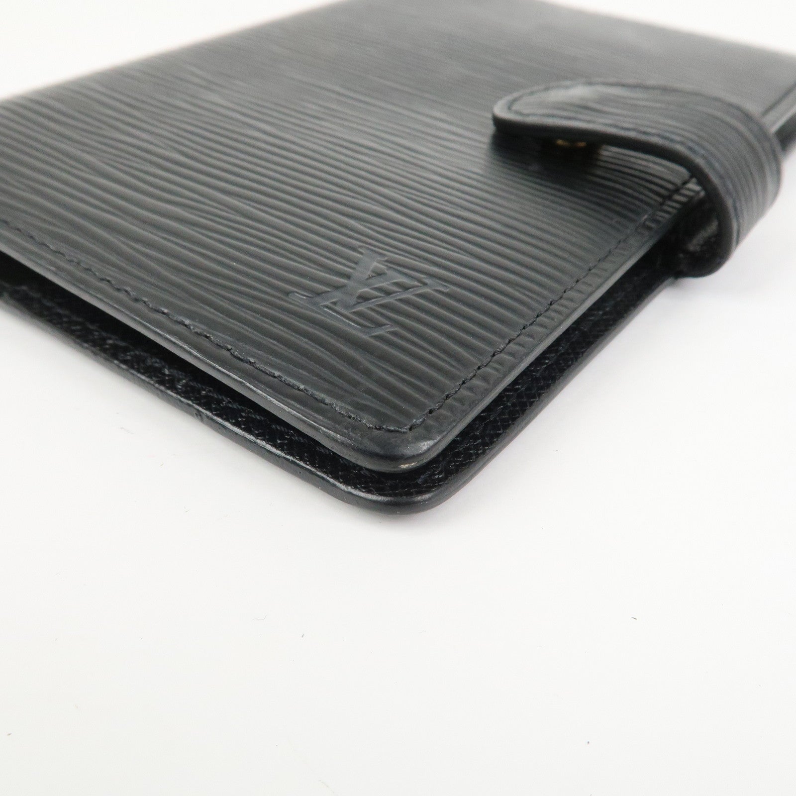 Louis Vuitton Epi Agenda PM Planner Cover Noir R20052