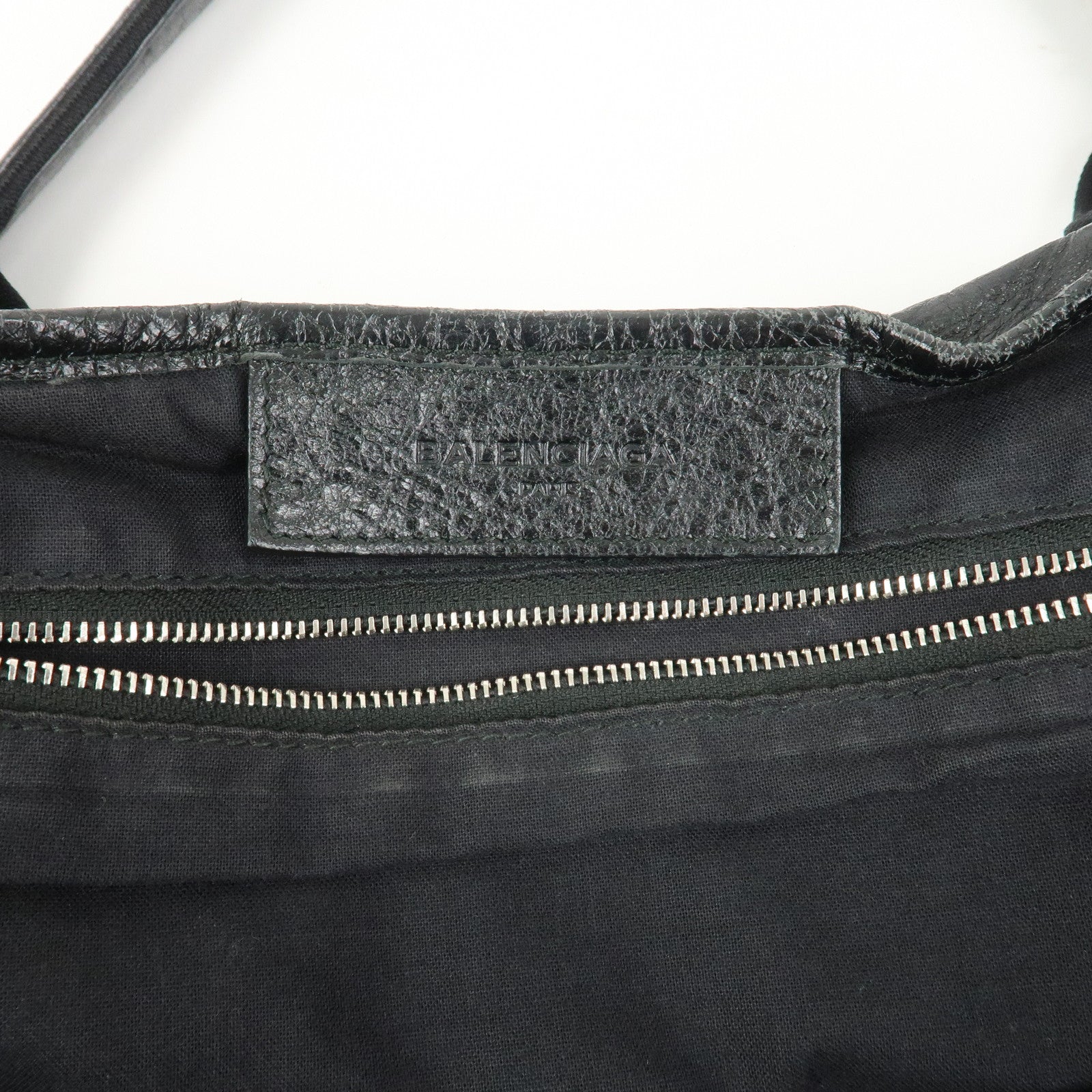 BALENCIAGA Exclusive Line Leather Black 339933