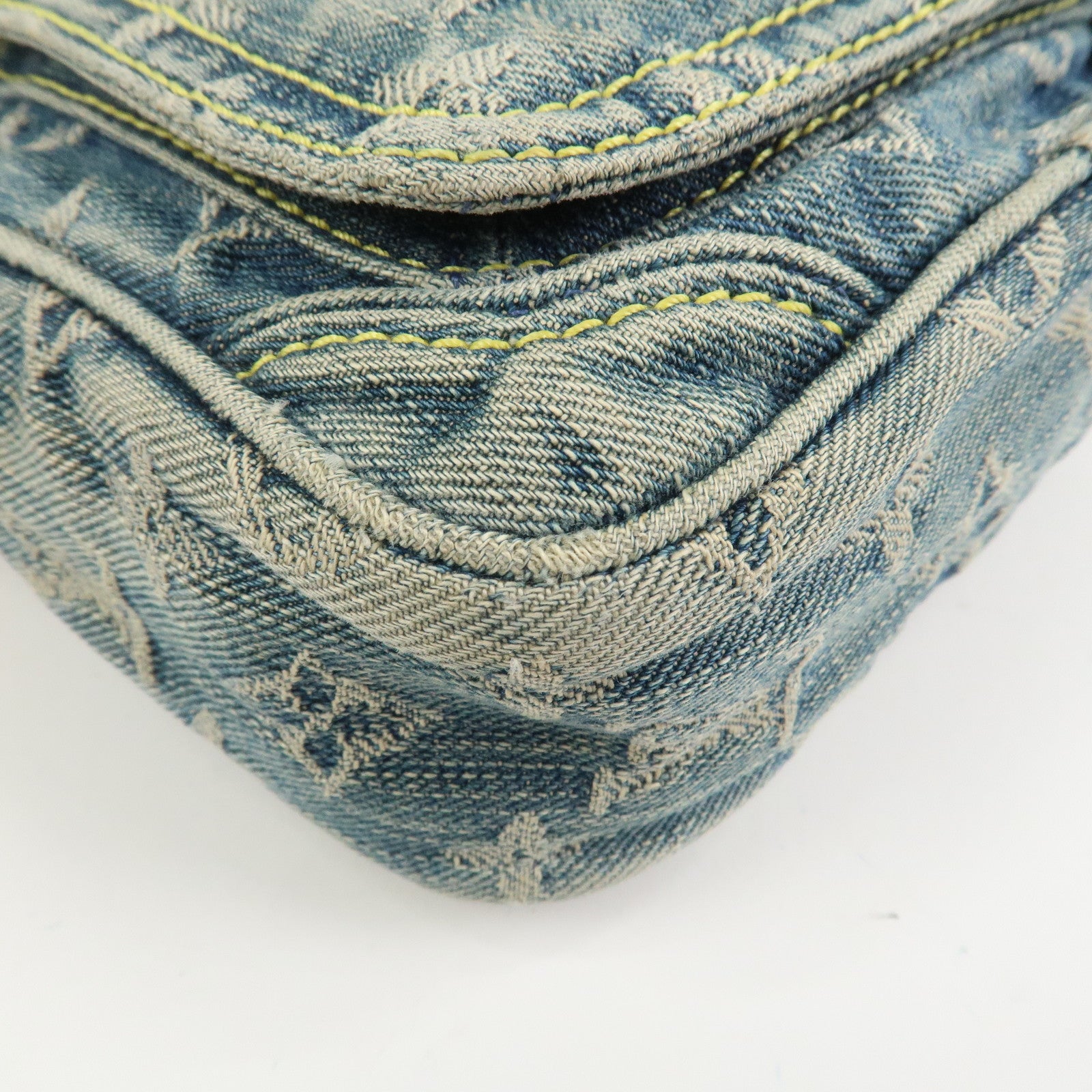 Louis Vuitton Monogram Denim Camera Bag Shoulder Bag Blue M95348