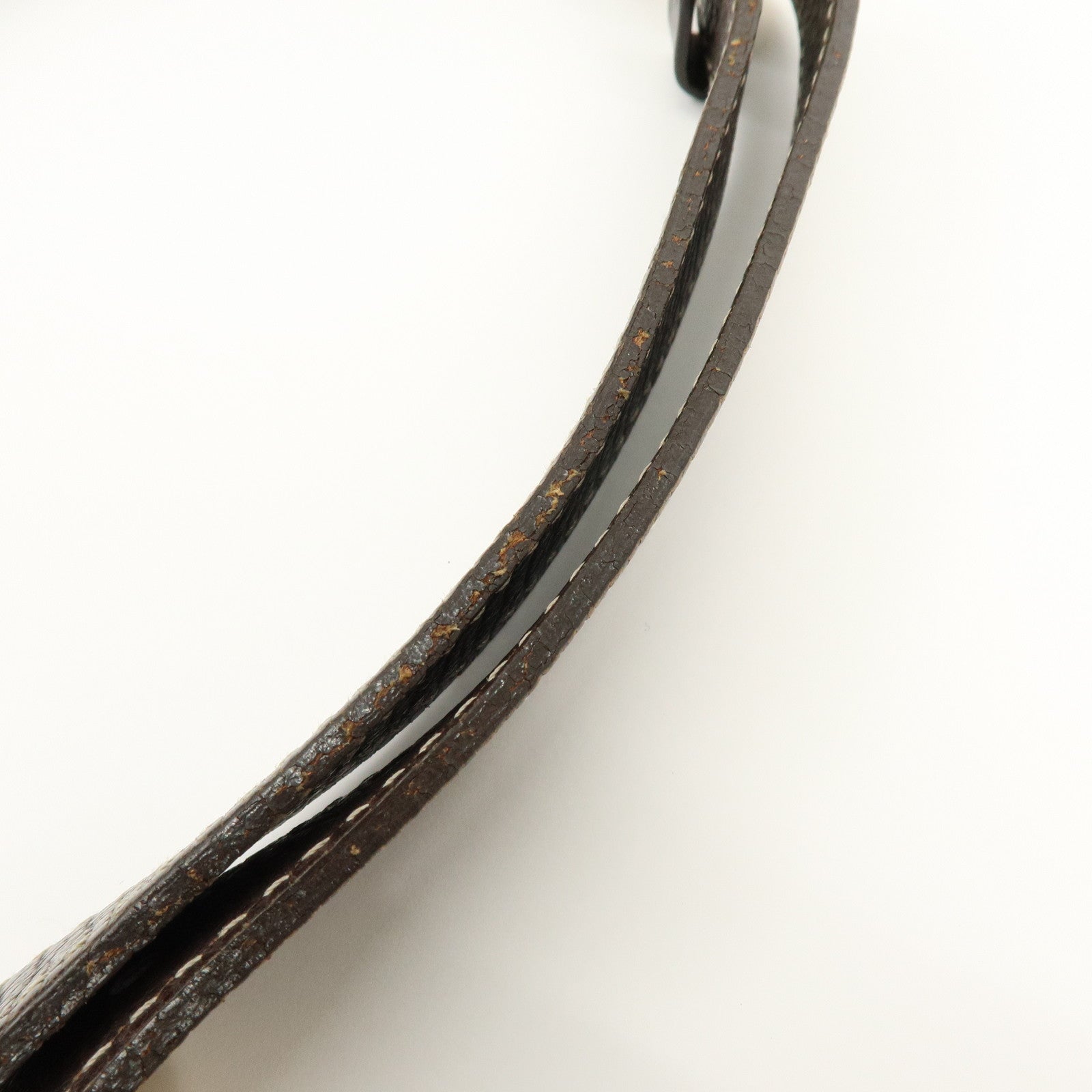 Louis Vuitton Monogram Mini Lin Manon MM Shoulder Bag Ebene M95619