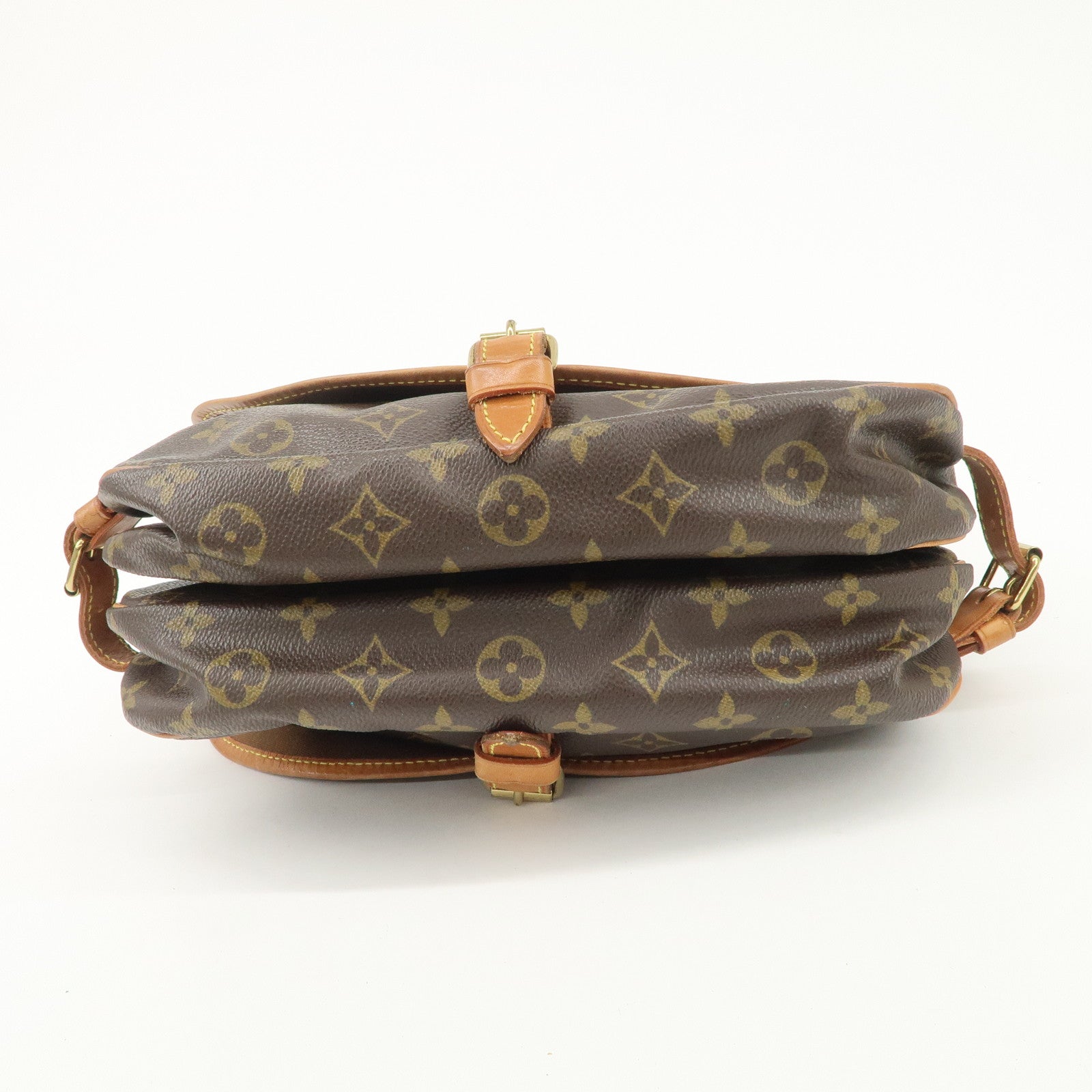 Louis Vuitton Monogram Saumur 30 Shoulder Bag Brown M42256 Used