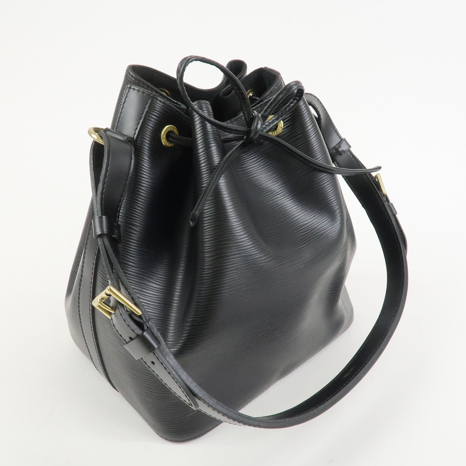 Louis Vuitton Epi Petit Noe Shoulder Bag Noir Black M44102