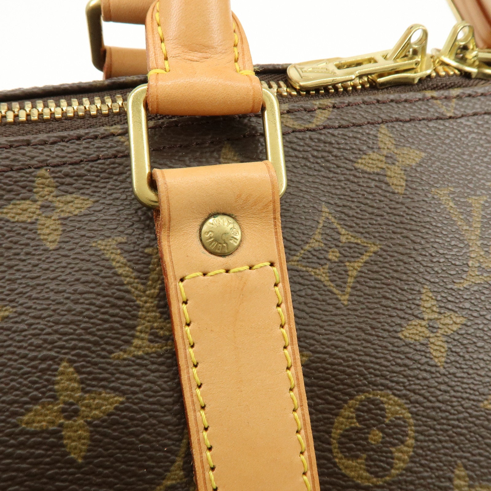 Louis Vuitton Monogram Keep All 55 Boston Bag Brown M41424